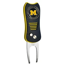 Team Golf NCAA Michigan Wolverines Switchblade Divot Tool with Ball Marker