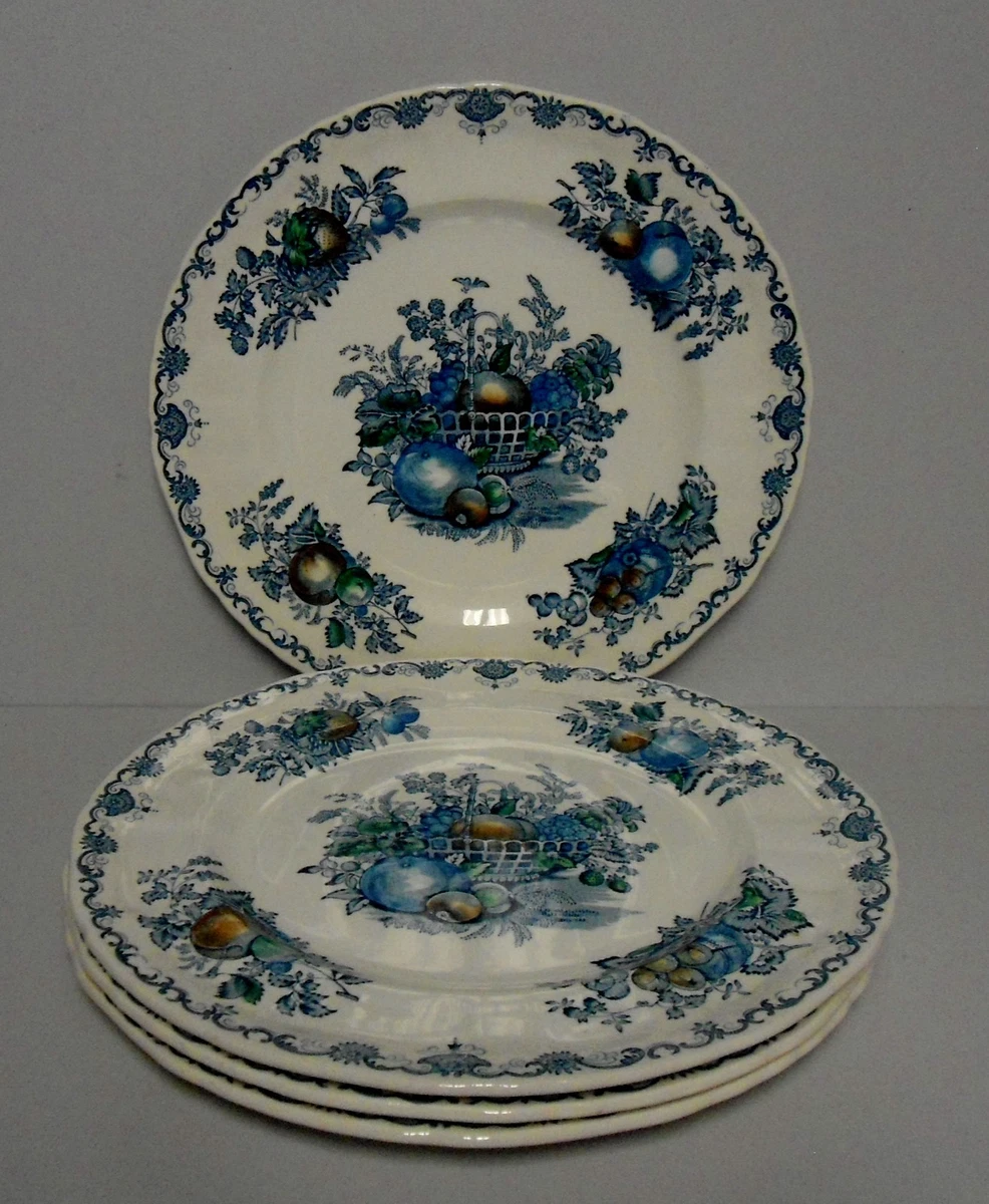 Masons Fruit Basket Blue for sale | eBay