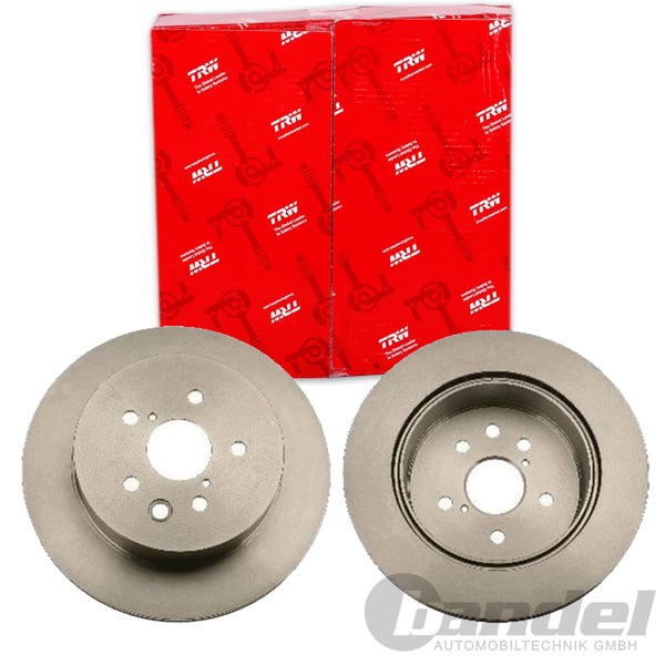 2X TRW Bremsscheiben 310Mm BelÜFtet Hinten Passend FÜR Lexus GS IS | DF6063-image