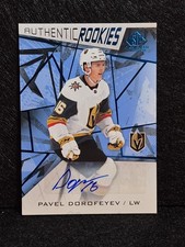 2021-22 SP Game Used Authentic Rookies Blue Pavel Dorofeyev #174 Rookie Auto RC