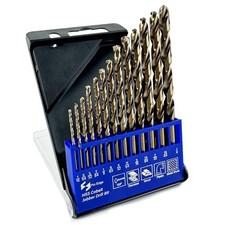 13pcs Cobalt Drill Bits Set, M35 High Speed Steel 135 Degree Tip Twist Jobber...