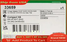SCHNEIDER ELECTRIC 33659 Compact NS 24 VAC 24-30 VDC Undervoltage Release MX-XF