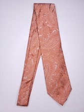 Michael Kors Mens Formal Necktie 58"Lx3.5"W Orange Neck Tie