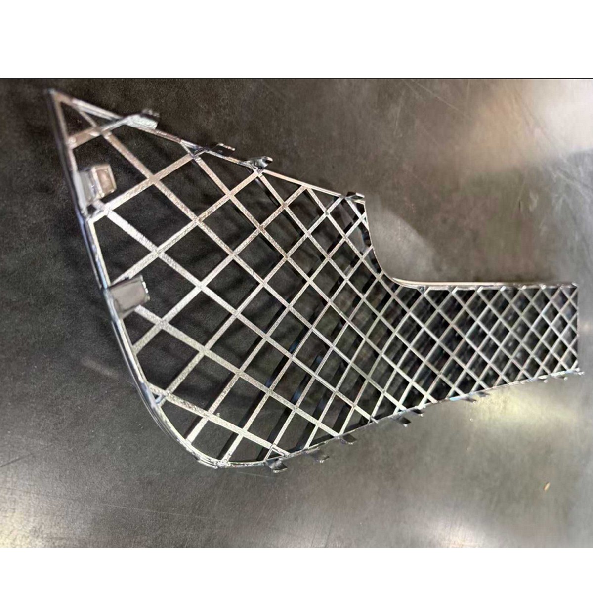 3PCS Fits For Bentley Continental Gt Gtc 2012-15 Chrome Bumper Lower Mesh Grille