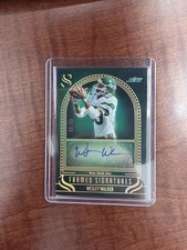 2025 Panini Silhouette Wesley Walker Jets Framed Signatures Auto /99 #FS-WWR