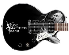 Dave Matthews Autographed Custom "Live & Electric" Epiphone Graphics Guitar