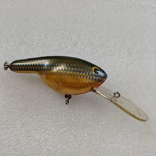 Bagley Mama Cat Old Balsa Crankbait Fish Lure Used