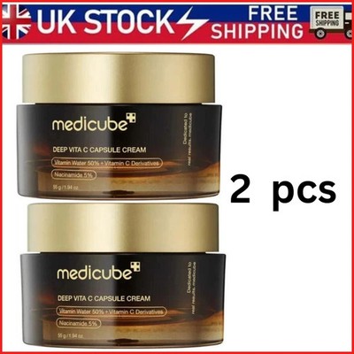 2 x Medicube - Deep Vita C Kapselcreme - 55g Koreanische Hautpflege (VERSAND AM SELBEN TAG)