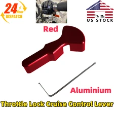  Aluminium For Harley Davidson Throttle Lock Cruise Control Lever Red
