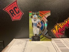 2023 Panini Select - Premier Level Jahmyr Gibbs #198 Red & Yellow Prizm Die-Cut