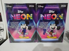 2026 Topps Disney Neón Sellado de Fábrica Blaster Caja Valor