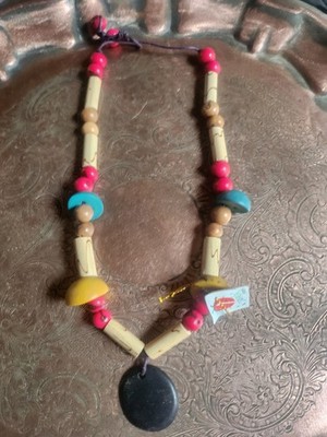 Caribbean Coconut Shell Necklace - Go Green Jewlers - Handmade