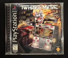 Twisted Metal PlayStation 1, PS1, 1995 CIB Rare Black Label Jewel Case Variant