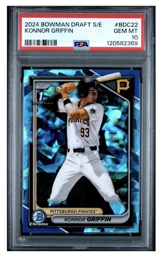 2024 Bowman Draft Chrome Sapphire S/E Konnor Griffin 1st PSA 10 GEM MINT