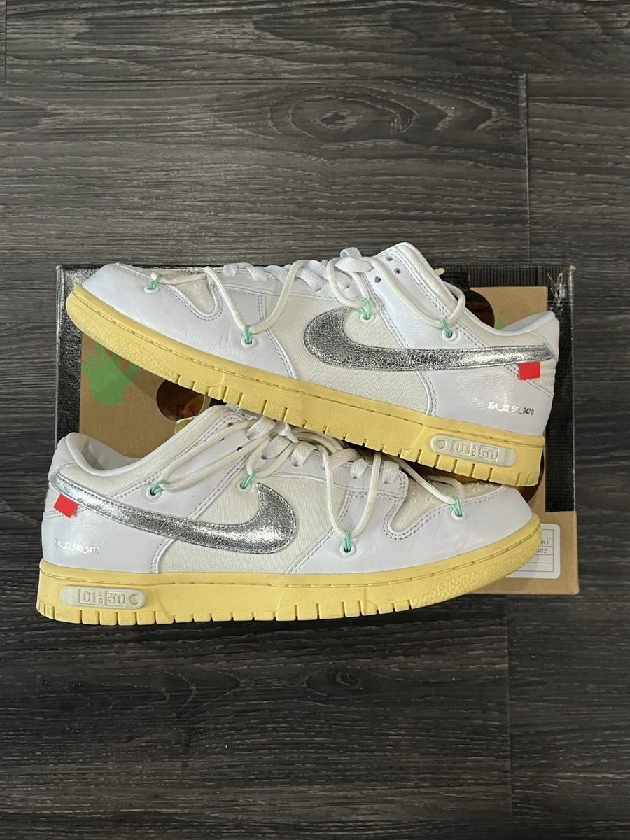 Nike Off-White x Dunk Low Lot 01 of 50 for Sale | Authenticity