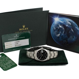 Men's Rolex Datejust Ref. 15200 34mm Black Dial Watch #W301703 1