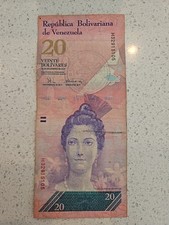 Venezuela 20 Bolivares Banknote 2008 Uncirculated Bill