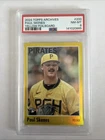 2024 TOPPS ARCHIVES #200 PAUL SKENES YELLOW FOILBOARD ROOKIE CARD (RC) PSA 8