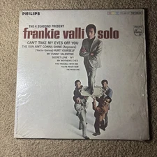 DOO WOP 33 LP THE FOUR SEASONS PRESENT FRANKIE VALLI SOLO