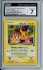 CGC 7 - Birthday Pikachu Pokemon 2000 Black Star Promo