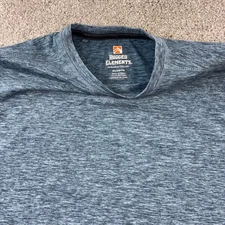 Rugged Elements Mens XL Gray Heather Performance Long Sleeve Athletic Casual