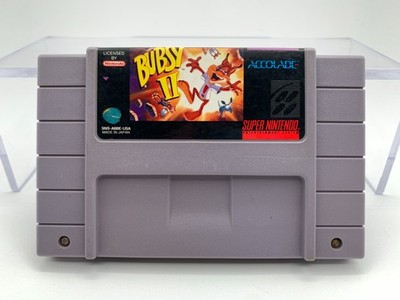 BUBSY II 2 Super NES SNES ~Authentic, Cleaned & Tested~ SNS0001