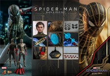 Hot Toys MMS604 Spider-Man No Way Home Spider-Man Black & Gold Suit Figure