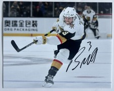 Brayden McNabb Vegas Golden Nights Signed NHL Stanley Cup Photo COA