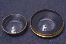   ANTIQUE BRASS WIDE GRAND ANGLE LENS PARTS FRONT  REAR ELEMENTS 4X5", 5X7"