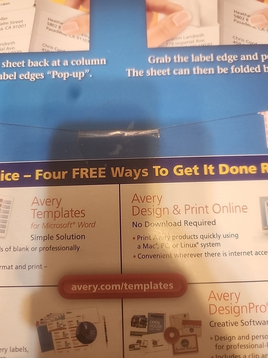 Avery J8567-25 Quickpeel Etichette, 1 Pezzo Per Foglio, 25 Fogli - Foto 11