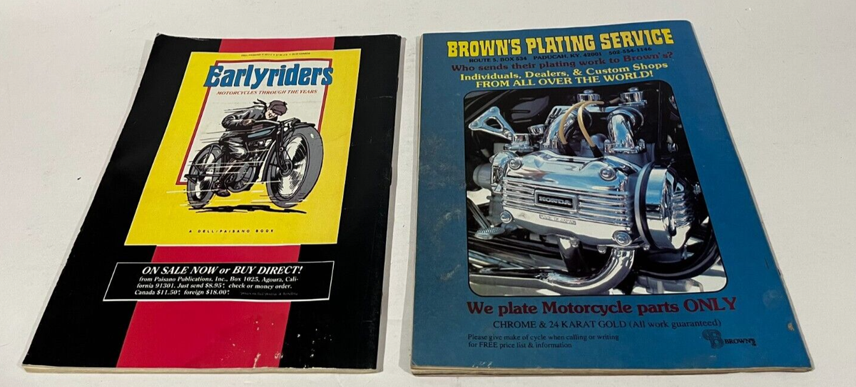 Vintage Iron Horse Magazine 1980 1983 Lot of 2 Harley