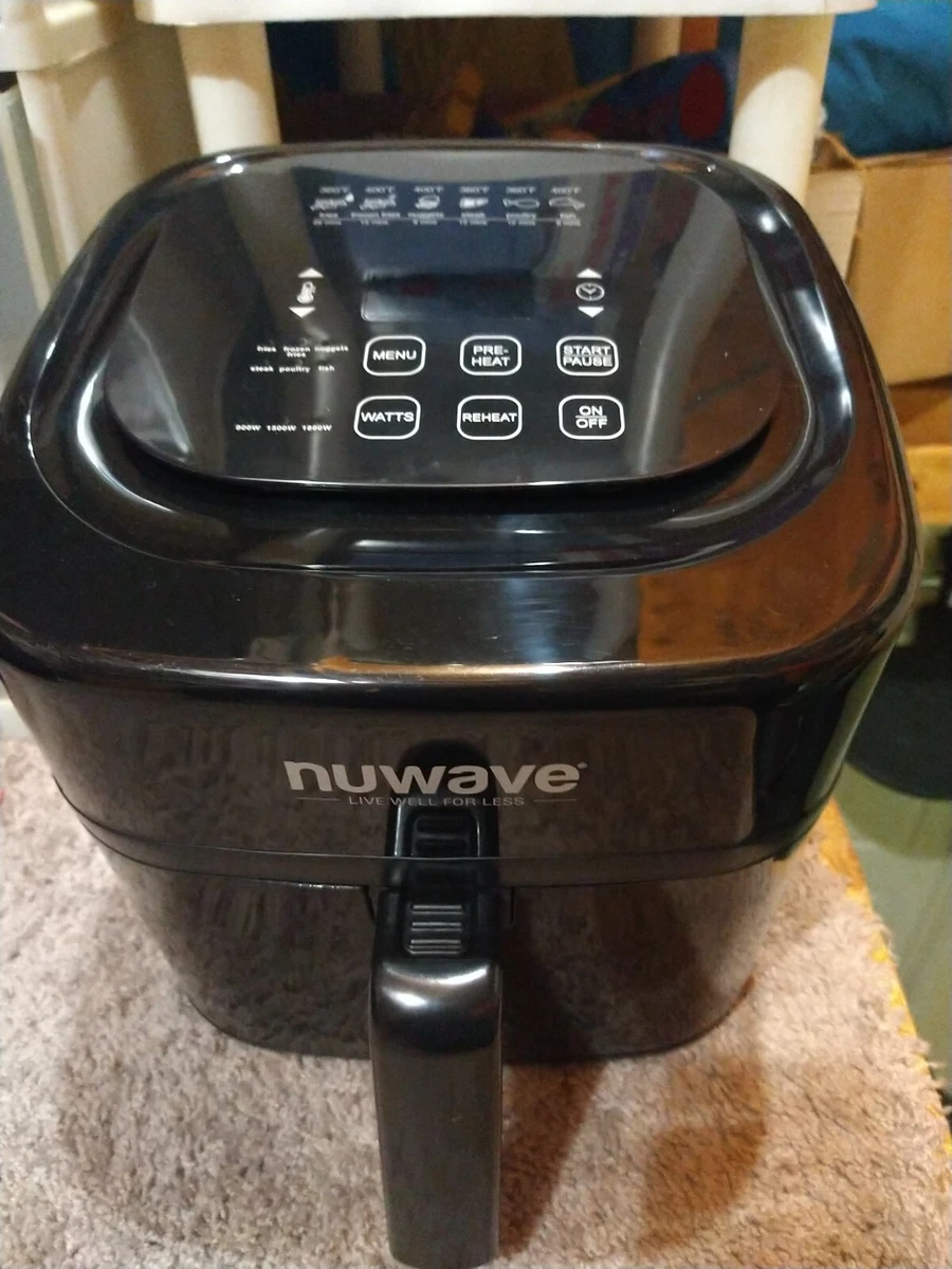 NuWave 6-Quart Black Air Fryer at