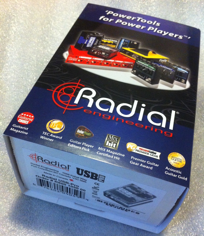 Radial USB-Pro Stereo Computer Interface Direct Box - Brand New & Ships Free