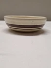 MCCOY 1413 POTTERY BROWN STRIPE SOUP CEREAL BOWL MID CENTURY VINTAGE