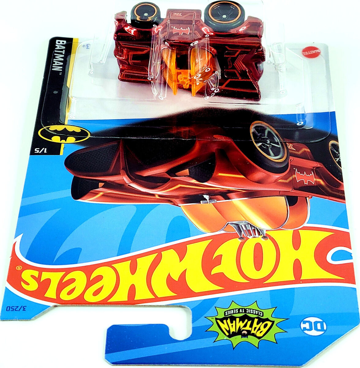 2023 Hot Wheels Super Treasure Hunt Tooned Classic TV Batmobile w/  Protector