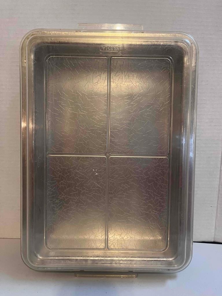Vintage Rema Air Bake pan Double Wall Aluminum 13X9x2 1/4 Cake/Lasagna with Lid