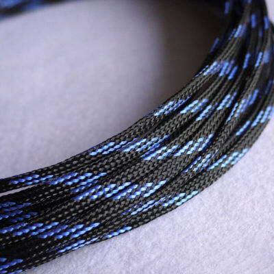 3/8'' PET Expandable Wire Cable Sleeving Sheathing Braided Loom Tubing Harness