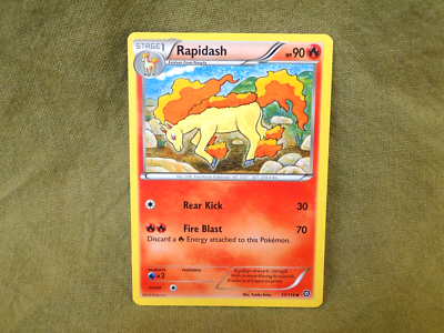 Pokemon Trading Card - Steam Siege: Rapidash 17/114