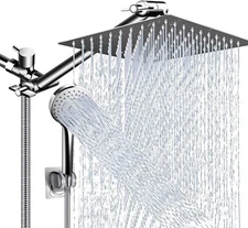 Shower Head Combo 12 Inch High Pressure Rain Shower Head with  Adjustable Arm