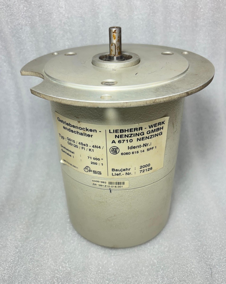 Liebherr Limit Switch G015 / 4Se3 - 4N44 / GS120 / FI / K1 Cam