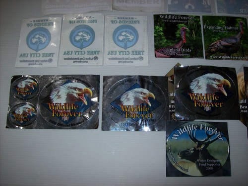 Vintage Naturliebhaber AUFKLEBER + AUFKLEBER KONVOLUT: World Wildlife Federation Sierra Club + - Bild 10 von 19