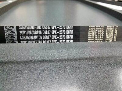 New Gates Micro-V Serpentine / Drive Belt 6PK2370