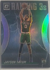 2023-24 Optic Basketball Jayson Tatum Raining 3's Holo