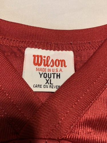 Steve Young Vintage 1980s Wilson 49ers Jersey Gold W Some Stitch Rare Made USA - Picture 4 of 17