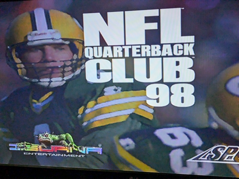 NFL Quarterback Club 98 N64 Nintendo 64 Authentic & TESTED Football Game 1998