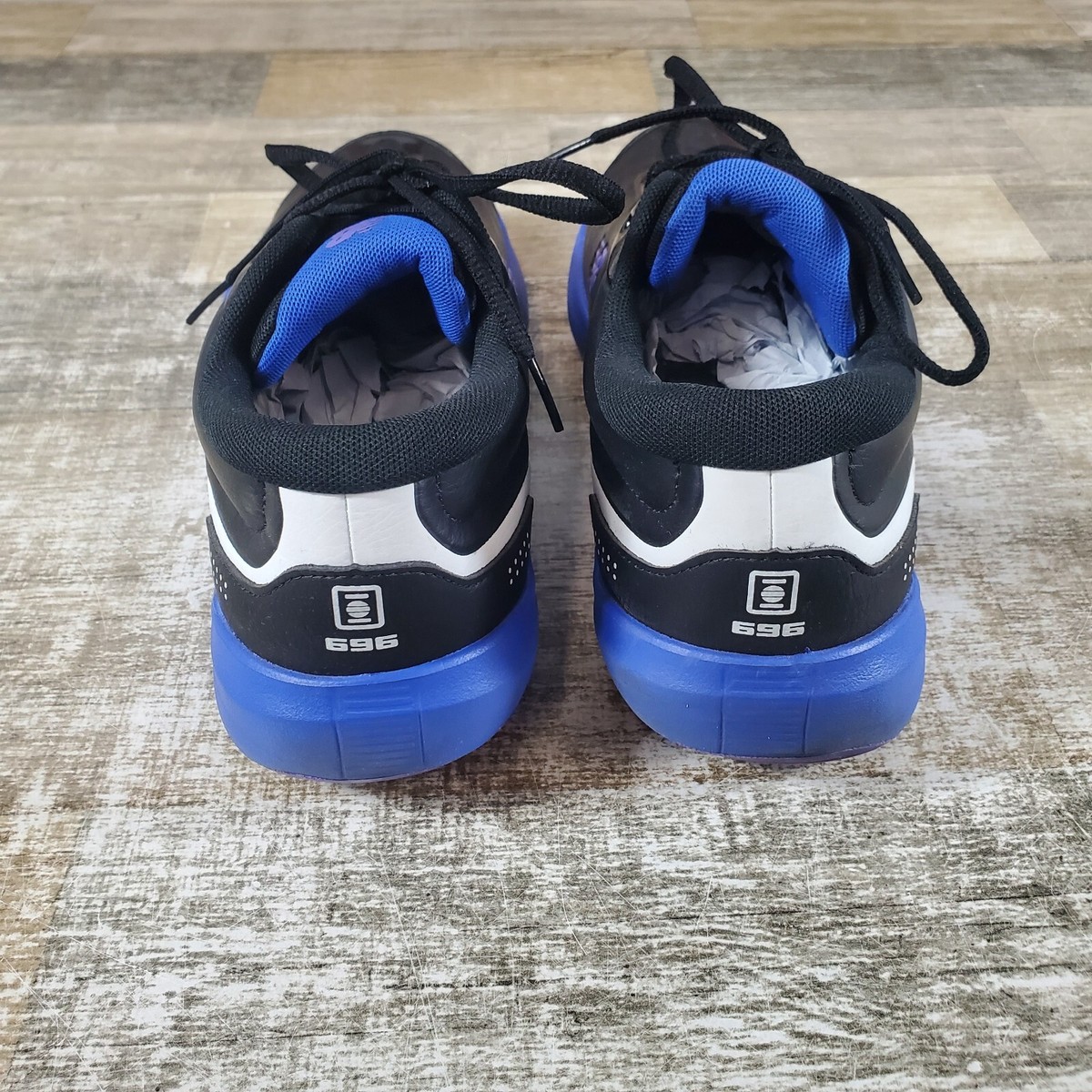 New Balance 696 v5 Womens Shoes Sz 10 EE Running Athletic Black Blue Sneakers View 5
