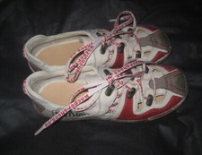 Kacper Original Damenschuhe, Sneaker, Weiß-Rot, Retrolook, Gr. 37