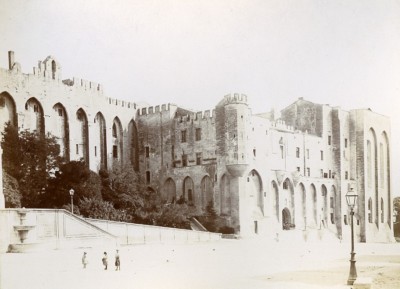 Frankreich Avignon Palais des Papes altes Foto Jusniaux 1895