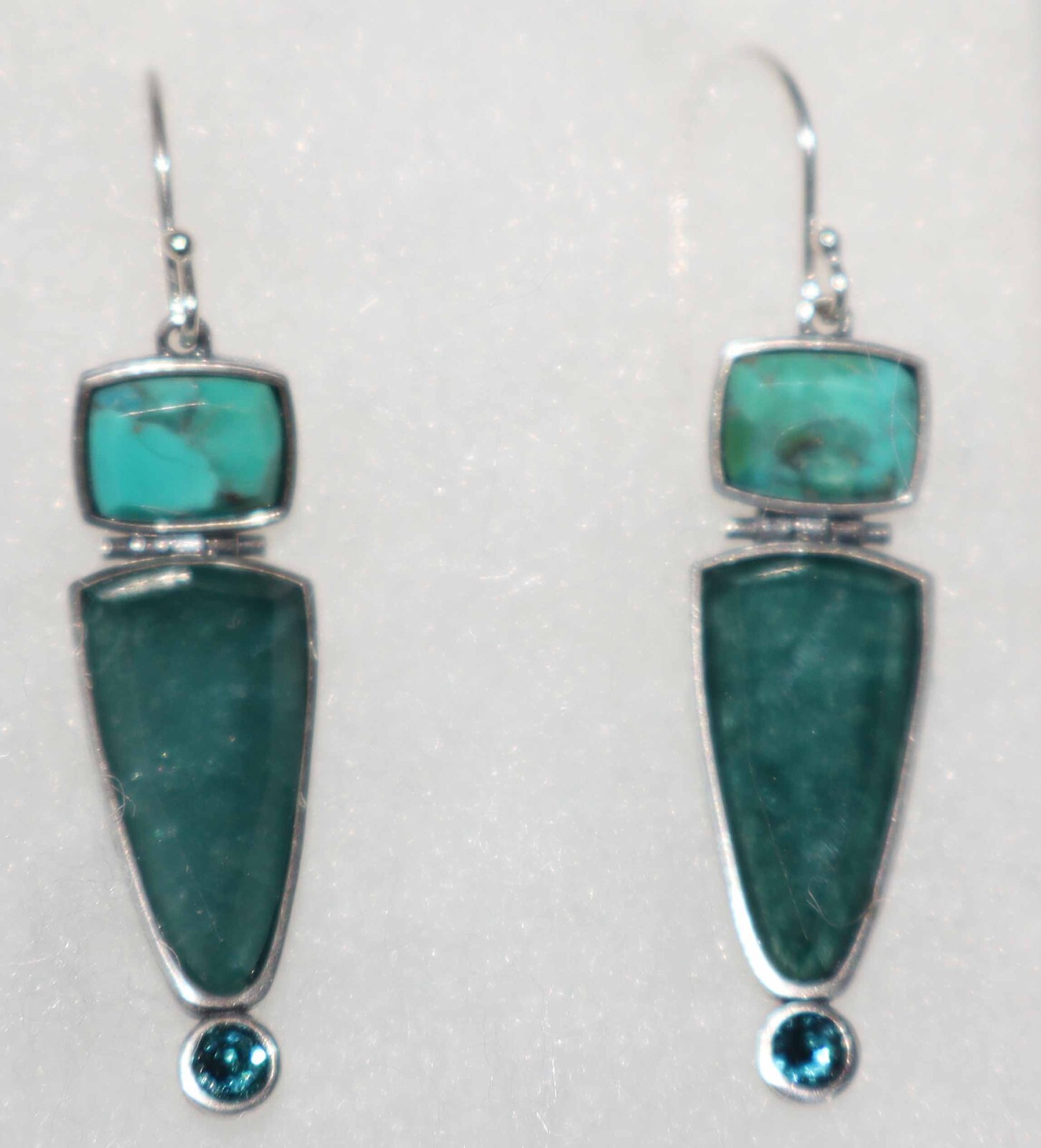 Silpada Silver Compressed Turquoise, Quartzite & … - image 2