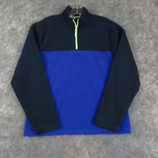 Wonder Nation Hoodie Boys XXL 18 Blue Pullover Quarter Zip Sweatshirt Pockets